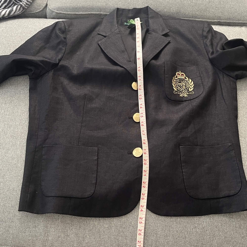Lauren by Ralph Lauren Linen Blazer - Picture 9 of 10